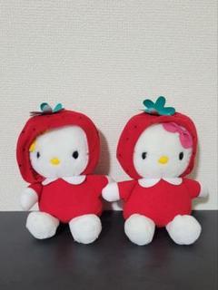 ハローキティ　レア　非売品　2体セット ハローキティ ぬいぐるみ 2体セット - メルカリ