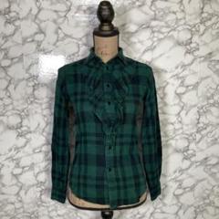 人気⭐RALPH LAUREN RUGBY】紺緑チェックサイズ150 0