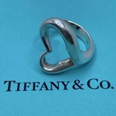 Tiffany & Co. - ティファニー オープンハート リング 13号の