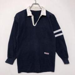 昭和レトロ 日本メーカー 古着 SCEPTRE ライン 長袖ラガーシャツ