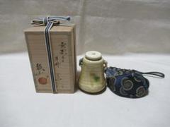 茶道具　黄瀬戸耳付　茶入　松本鐵山造　共箱 茶道具 黄瀬戸耳付 茶入 松本鐵山造 共箱 - メルカリ