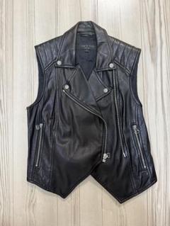 美品◎rag&bone （ラグアンドボーン）ロングライダースえり本革