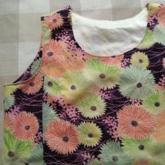 タンクトップ　着物リメイク　和柄　花柄