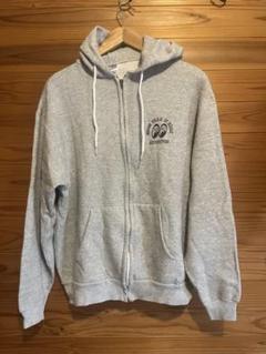 90s ジップパーカー Hanes 無地 パーカー フーディ Hanes - 90s Hanes ヘインズ ジップアップパーカー USA製 L