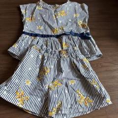 BLUEU AZUR セットアップ　子供服　90センチ