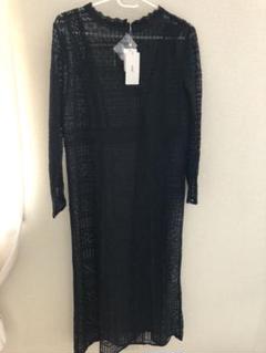 KBF ワンピース 切替レースワンピース 新品