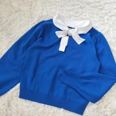 新品・未使用品]FENNEL リボン襟付きニット Mサイズ - メルカリ