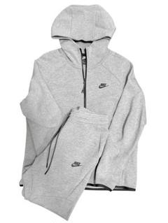 希少【Nike ナイキ】テックフリース ジップパーカー グレー 2025年最新】NIKE テックフリースジップアップパーカー グレーの