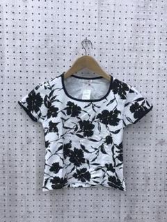 90's インディー　ネオグランジ　デッド古着 花柄　パイピングTシャツ
