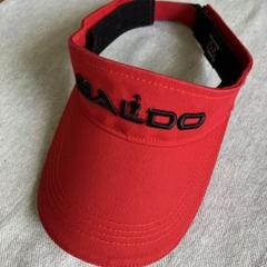 BALDO バルド ゴルフサンバイザー 赤 レッド GOLF 帽子