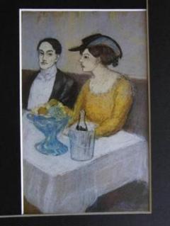 パブロ・ピカソ、「HOMME ET FEMME A TABLE」 パブロ・ピカソ、「HOMME ET FEMME A TABLE」 - メルカリ
