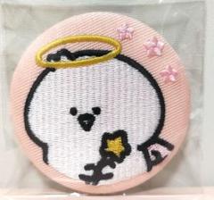 お文具といっしょ　アベイル　お文具さん　刺繍缶バッジ