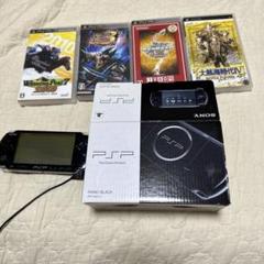 動作確認済み　PSP-3000PB ピアノブラック➕ソフト４本セット