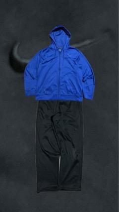 00s NIKE ナイキ セットアップ ジップパーカー y2k サーマル ブルー 00s NIKE ナイキ セットアップ ジップパーカー y2k サーマル