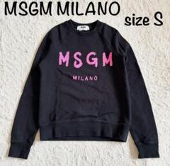☆美品☆ DIADORA × MSGM MILANO トレーナー Mサイズ ロゴ MSGM エムエスジイエム ミラノロゴ スウェット トレーナー (MSGM
