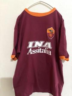 レア　ASローマ　バティストゥータ　リンガーTシャツ