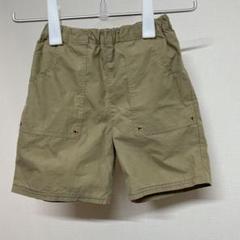 110サイズ ベージュ ハーフパンツ