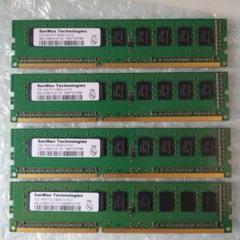 SanMax 2GB DDR3 PC3-10600E 4枚 メモリ ECC対応