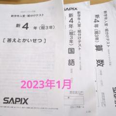 2025年最新】sapix 組分けテスト 4年の人気アイテム - メルカリ