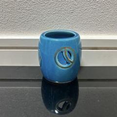浅黄交趾ツボツボ蓋置 茶碗茶道具懐石茶箱鵬雲斎坐忘斎淡々斎即