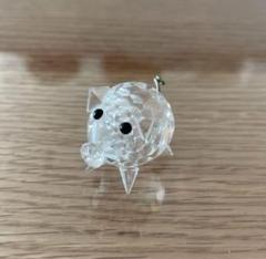 スワロフスキー　豚 SWAROVSKI - 箱付き スワロフスキー 置物 ぶた ブタ 豚 ミニ