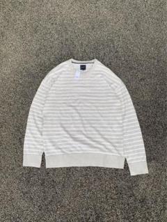 00s OLD GAP ボーダーロンT 短丈 Y2K ノームコア
