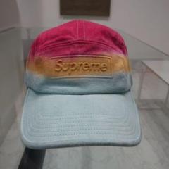 Supreme シュプリーム エンボス Denim デニム キャンプ キャップ