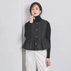 美品 ユナイテッドアローズ エアリージャガードベスト ピンク UNITED ARROWS（ユナイテッドアローズ）の「エアリージャカード