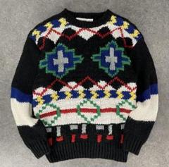 00s old pierre cardin nordic sweater L
