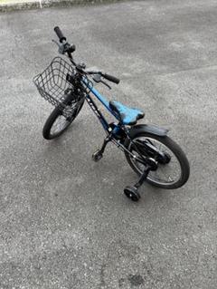 RAISE 幼児用　自転車　 ブラック/ブルー 前カゴ付き！引き取り希望！ RAISE 幼児用自転車 ブラック/ブルー 前カゴ付き！引き取り希望！