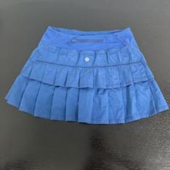 Lululemon ルールーレモン青いフリル付きスコート