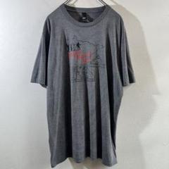 T-181 50Anniversary プリントTシャツ グレー XL