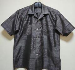 正絹大島紬着物リメイクメンズLsizeアロハシャツ 正絹大島紬着物リメイクメンズLsizeアロハシャツ - メルカリ