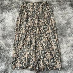 美品✨【MORRISGALLERY】総柄フレアスカート L 大きいサイズ レトロ