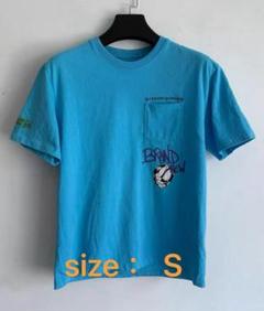 美品CHROME HEARTS MATTY BOY ブルー T-SHIRT