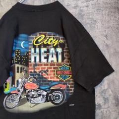 アメリカ古着　ハーレーダビッドソン　Tシャツ　ビッグロゴ　長丈　ビンテージ古着