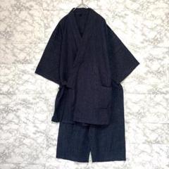 無印良品◆甚平/セットアップ コットン100% ルームウェア 薄手 伸縮性有り