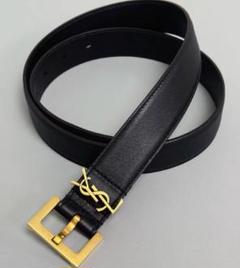 良品　YSL イヴサンローラン レザーベルト レディース　シルバー金具　黒 楽天市場】ベルト レディース（ブランドイヴ・サンローラン）の通販