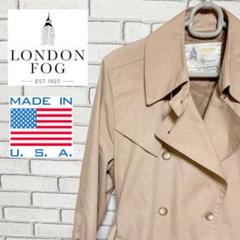 希少カラー【LONDON FOG】ロンドンフォグ ベージュピンク トレンチコート