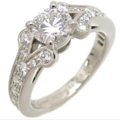 カルティエ バレリーナ リング Pt950 0.58ct D VS1