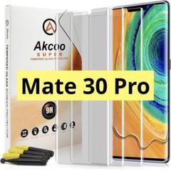 早い者勝ち❣️ Mate 30 Pro フィルム 全面吸着 Akcoo 9H硬