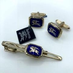 A-113　Burberry/バーバリー　カフス、ネクタイピン　箱付
