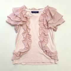 M'S GRACY フリル ティアード カットソーブラウス ピンク 38