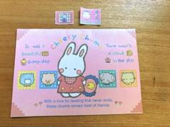【レトロ】サンリオ チェリーチャムズ ノート CHEERY CHUMS ワッペン