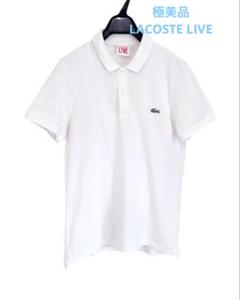 極美品　LACOSTE LIVE レディースポロシャツ　ホワイト