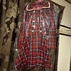 ハニーバンチ 赤チェック トレンチコート ロリータ ゴスロリ ハニーバンチチェックトレンチコートSサイズロリータゴスロリ