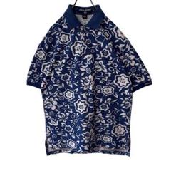 【POLO SPORT】ポロスポーツ ポロシャツ 総柄 ボタニカル