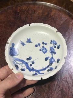 伊万里焼　初期伊万里　稗古場窯　染付　皿　V　R5202 伊万里焼 初期伊万里 稗古場窯 染付 皿 V R5202 - メルカリ