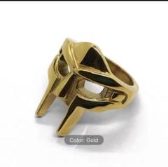 MF Doom マスクスタイル ゴールド リング 指輪