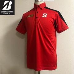 ブリジストン ゴルフ JGR ポロシャツ レッド Mサイズ